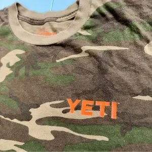 Yeti Shirts Yeti Camo Tshirt Mens Medium Fits Small Poshmark